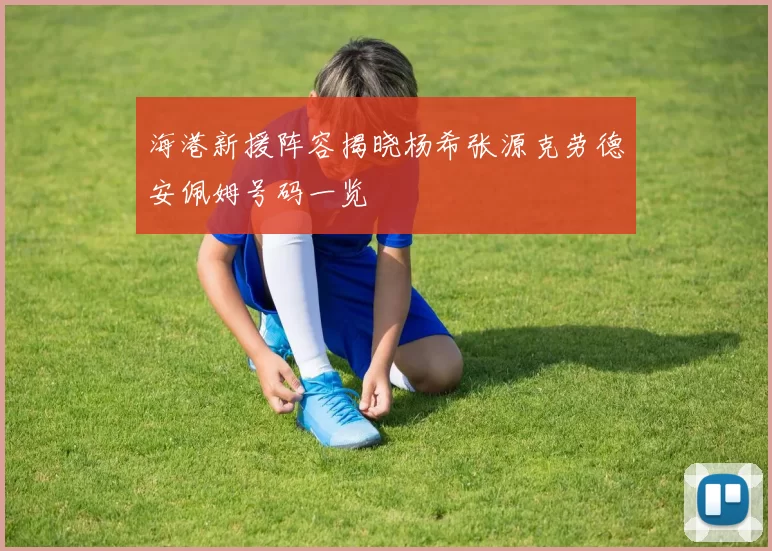 海港新援阵容揭晓杨希张源克劳德安佩姆号码一览